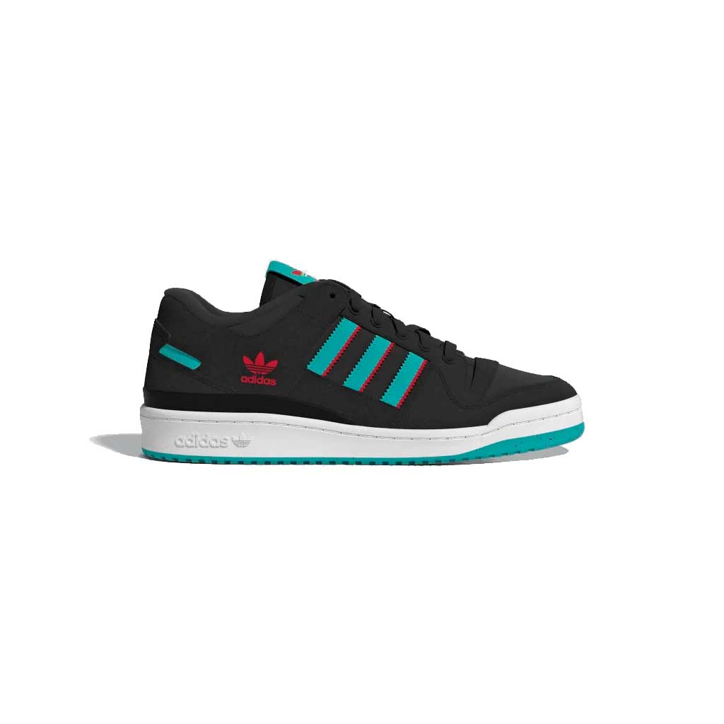 Adidas Forum 84 Low ADV Sneakers - Core Black/Bold Gold/Better Scarlet - Men's Casual Shoes for Streetwear & Everyday Wear