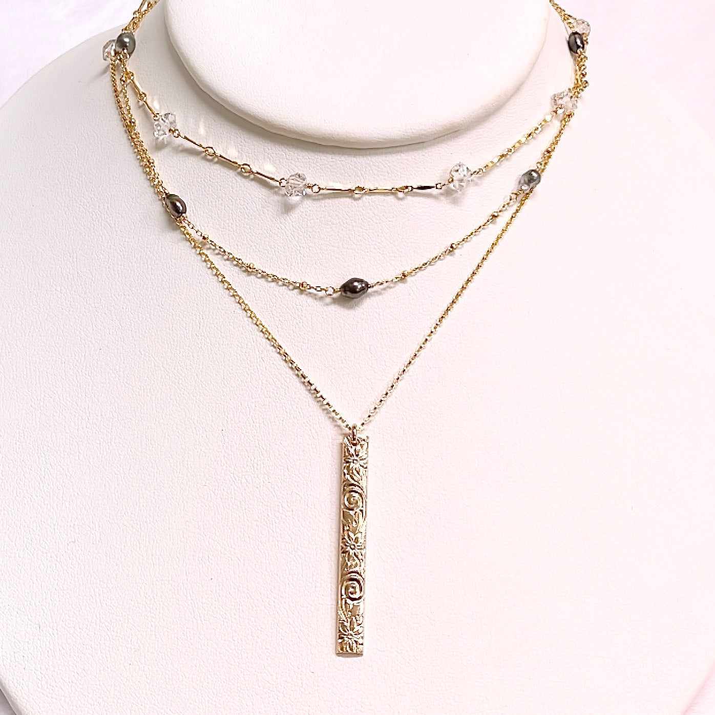 Elegant MELIA 5mm Bar Necklace (N426) - Perfect for Everyday Wear, Gifts & Special Occasions