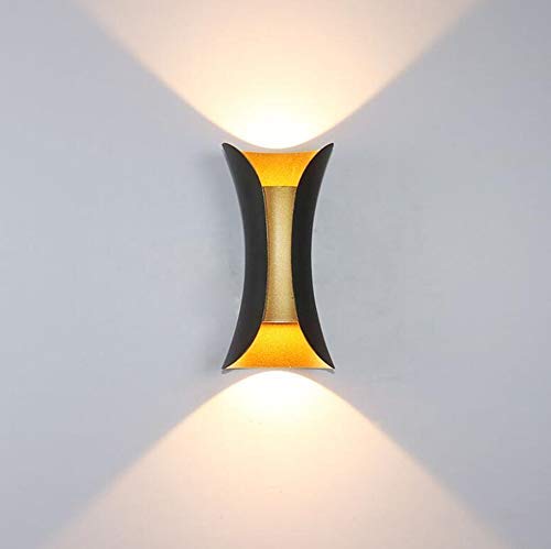 3000K Warm White LED Wall Light - IP65 Waterproof Indoor/Outdoor Spot Night Light for Hallway, Bedroom, Living Room | Modern Metal Sconce Lighting for Patio, Garden, Porch & Exterior Walls
