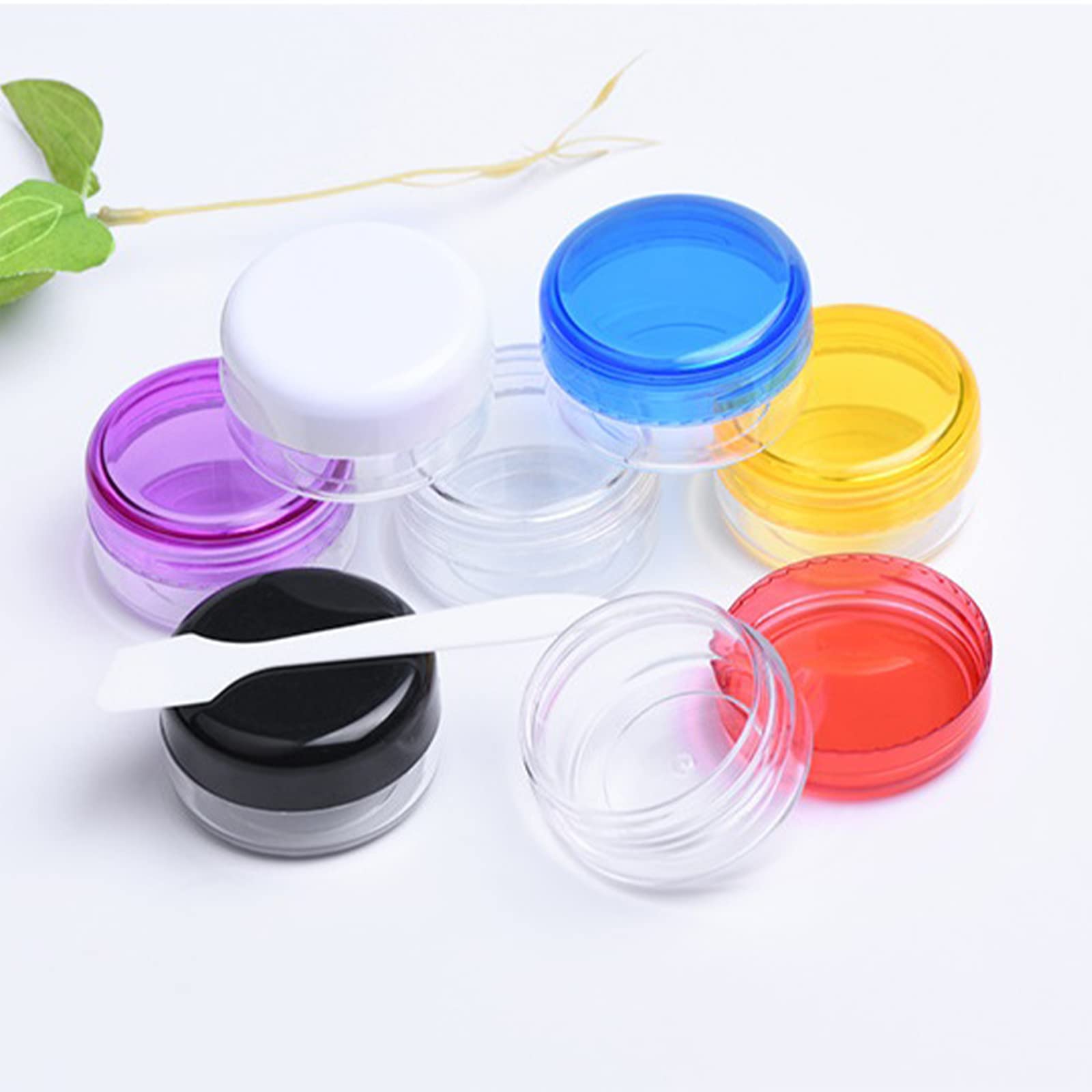 MEITREND 4-Pack Clear Leakproof Travel Bottles for Toiletries, Wide-Mouth Cosmetic Containers with Lids - Perfect for Shampoo, Lotion, Face Cream & Makeup - Ideal for Air Travel, Gym, Camping & Daily Use