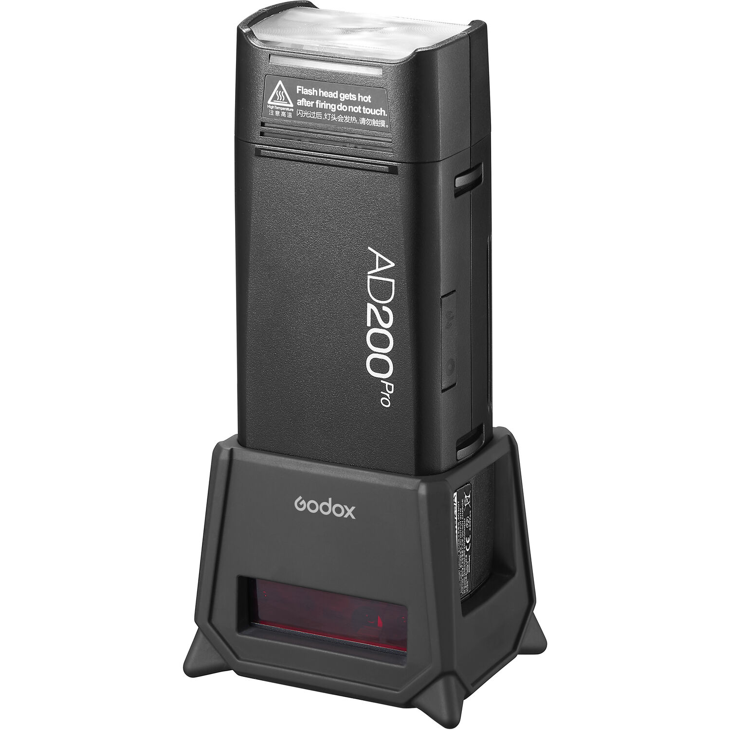 Godox AD200Pro Flash Silicone Fender Protector - Durable Shockproof Cover for Outdoor Photography, Studio Lighting & On-Location Shoots