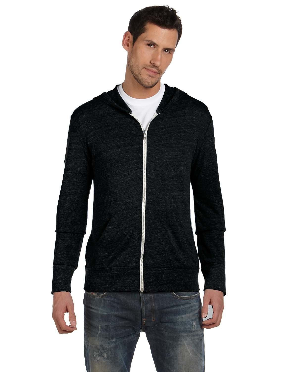 Alternative AA1970 Unisex Eco-Friendly Cotton Zip Hoodie - Casual Streetwear for Men & Women | Perfect for Outdoor Activities, Gym & Everyday Wear