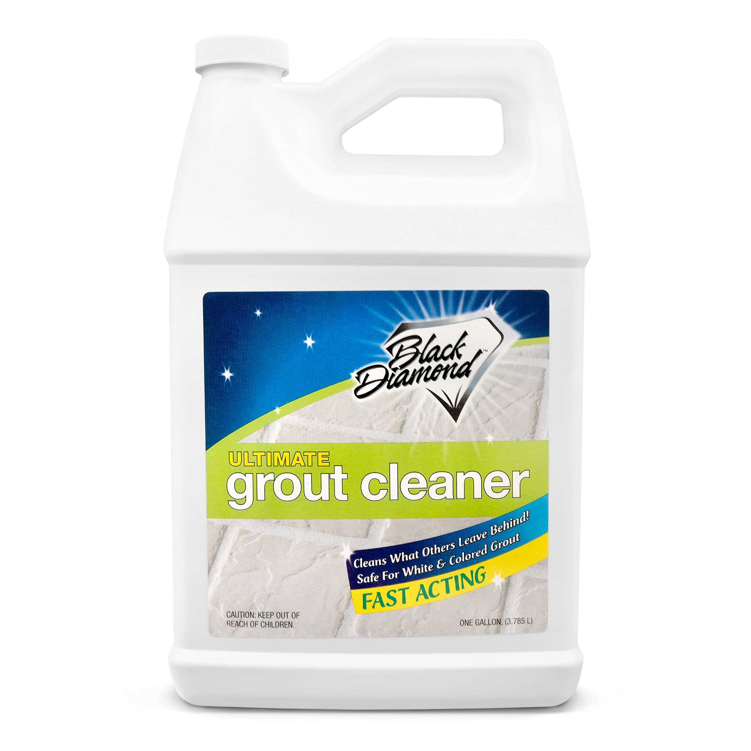 ULTIMATE GROUT CLEANER: Best Acid-Free Tile & Grout Cleaner - Deep Cleaning Stain Remover for Ceramic, Marble & Dirty Grout (1-Gallon) - Perfect for Bathroom Floors, Shower Tiles & Kitchen Backsplashes