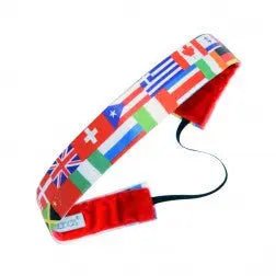 Stylish Sweaty Bands International Love Headband for Women - Non-Slip Workout Headband for Running, Yoga & Fitness - Cute Fashion Accessory for Active Lifestyles
