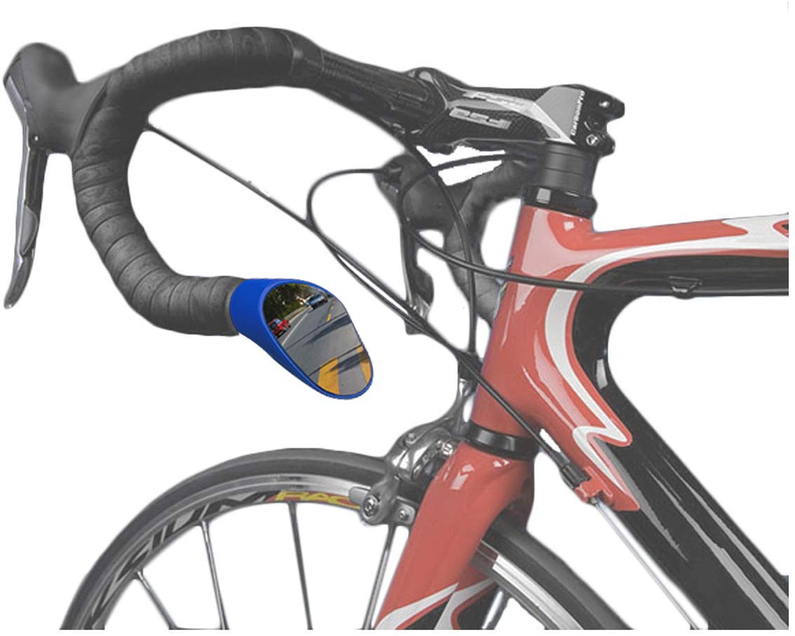 Sprintech Drop Bar Bicycle Rearview Mirror - Safety Bike Mirror for Road Cycling - Perfect for Commuting, Touring & Group Rides