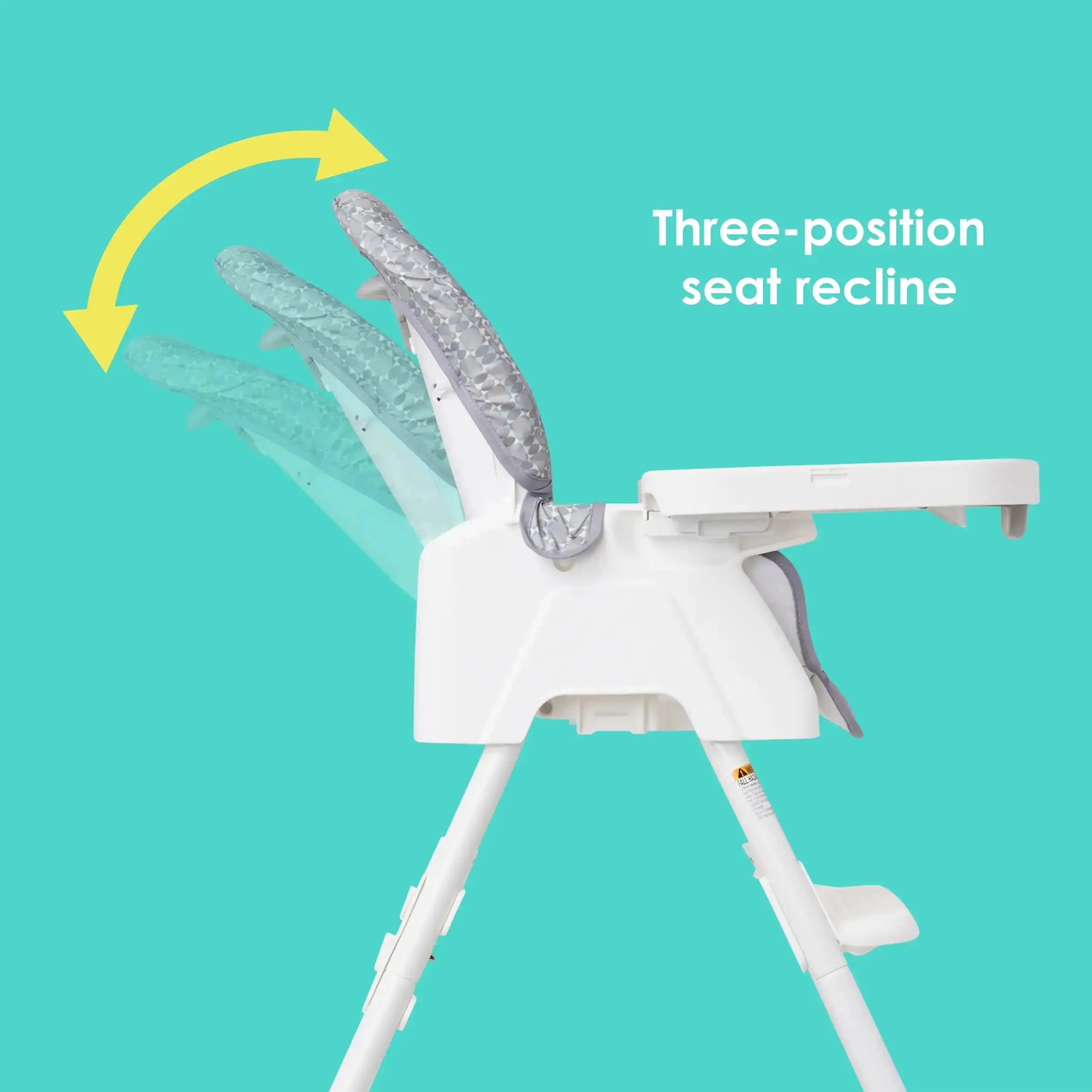 Adapt 4-in-1 Convertible High Chair to Toddler Chair - Retro Grey (Meijer Exclusive) - Perfect for Dining, Playtime & Learning Activities