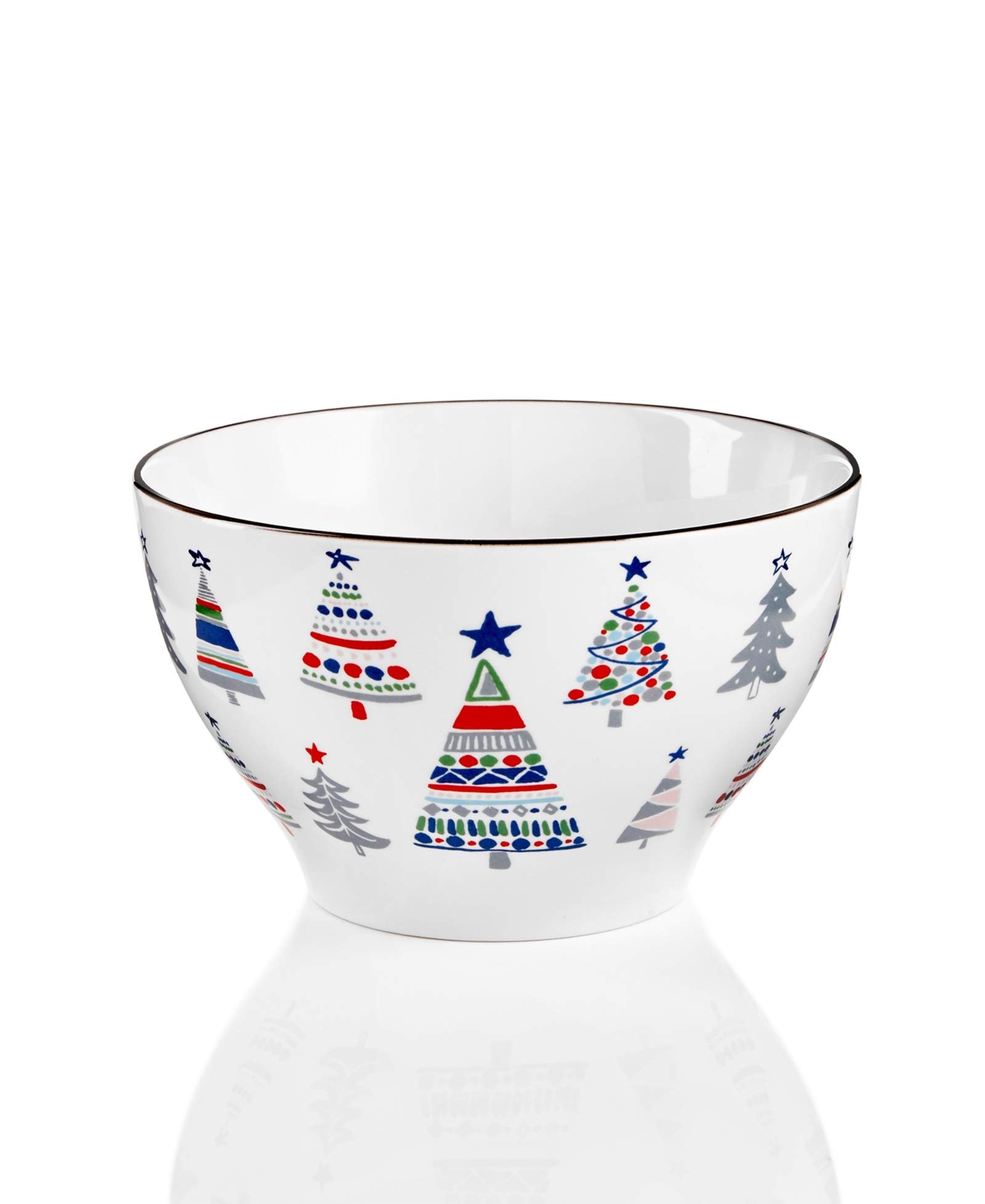 Festive Tree Decorative Bowl - Elegant Home Decor for Christmas, Holidays & Seasonal Centerpieces - Perfect for Dining Tables, Mantels & Holiday Displays