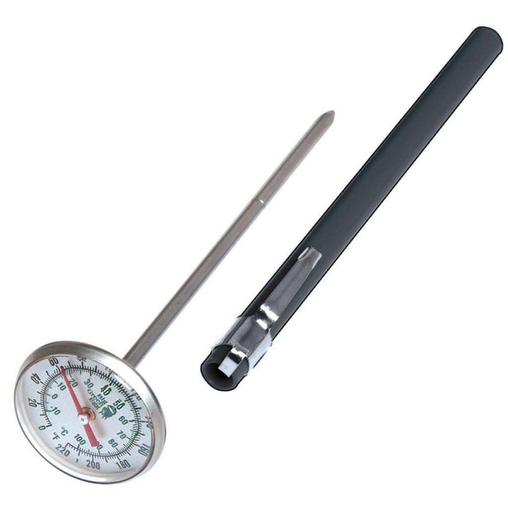 Big Green Egg Pro Chef Thermometer 121004 - Digital Meat Thermometer for Grilling, Smoking & BBQ - Perfect for Outdoor Cooking & Backyard Grilling