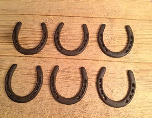 Heavy Duty Cast Iron Horseshoes - 4 3/4