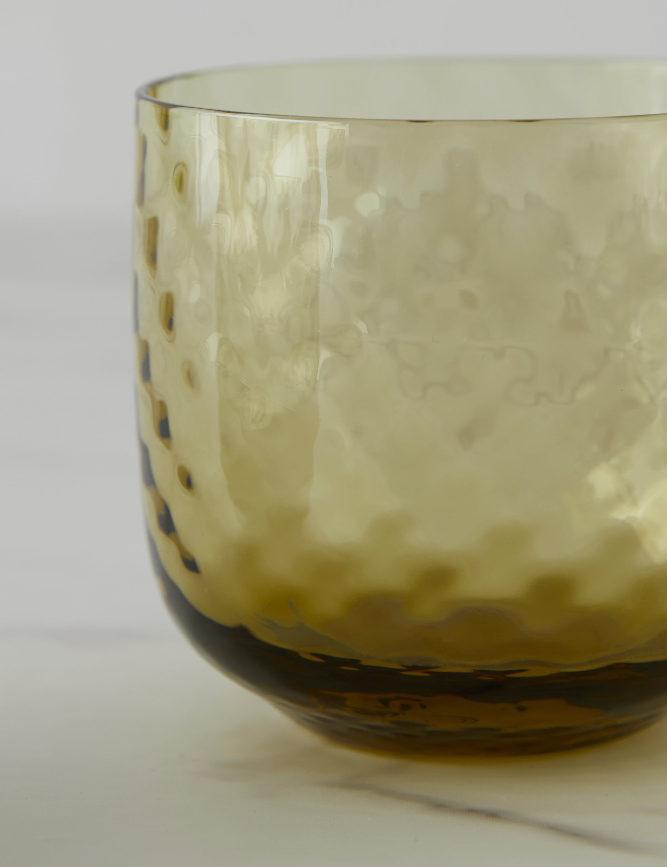 LSA International Dapple Tumbler Set of 2 - 16oz Glass Cups for Coffee, Tea & Cocktails - Elegant Handmade Drinkware for Home, Office & Gifts