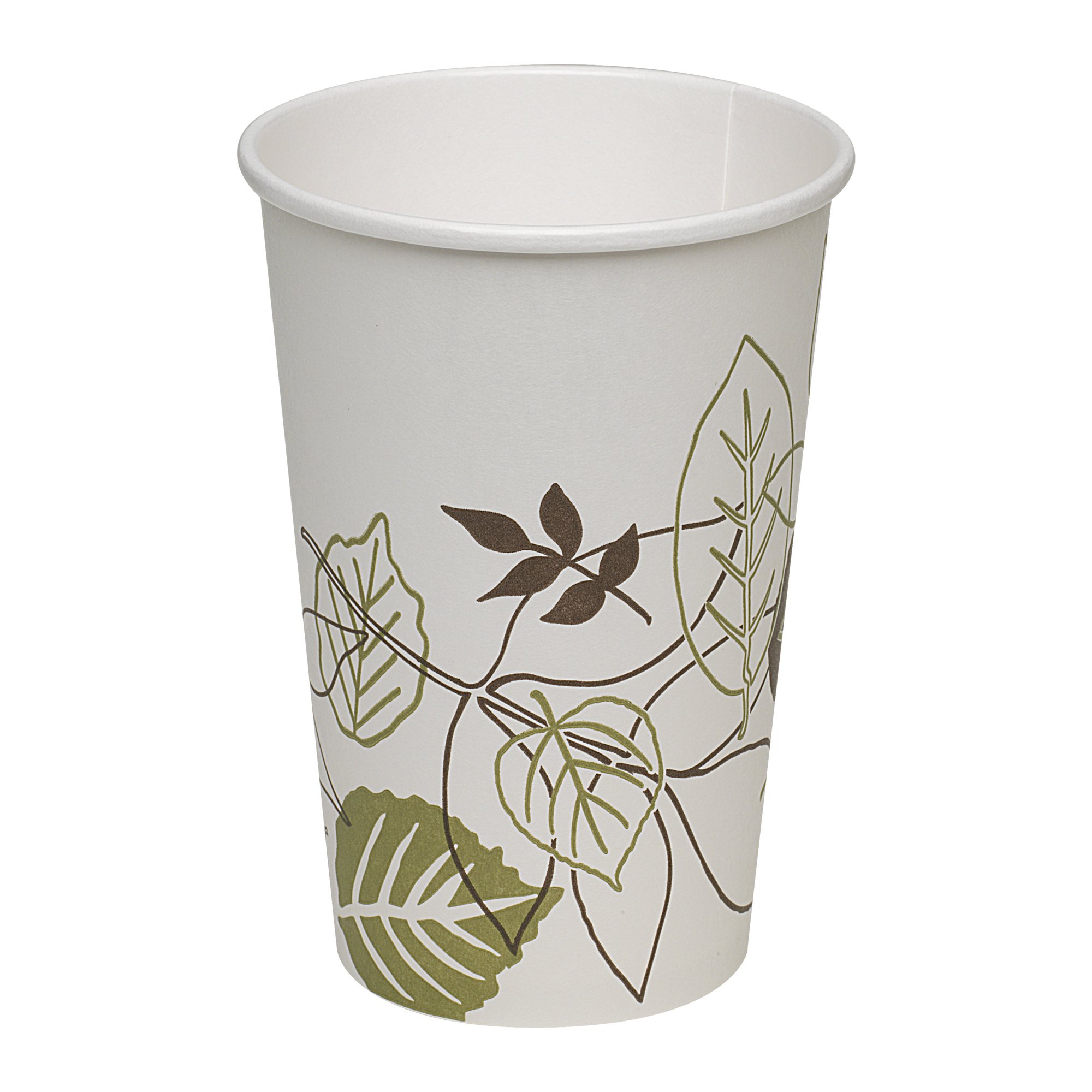 Georgia-Pacific Dixie 16 oz Disposable Paper Hot Coffee Cups - 50 Cups Per Sleeve, 20 Sleeves Per Case (2346PATH) - Perfect for Offices, Cafes, and Catering Events