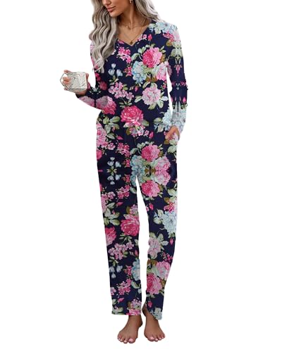 Navy Floral
