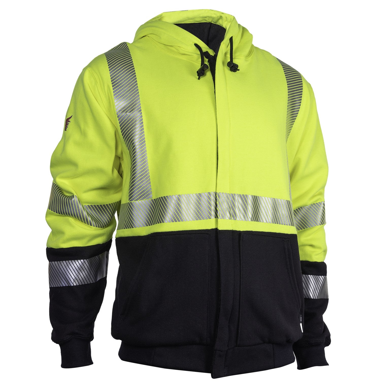 Drifire FR Hi-Vis Fleece Lined Hoodies - Flame Resistant Pullover & Zip Front Workwear (CAT 3 Rated) for Construction, Utility & Outdoor Safety