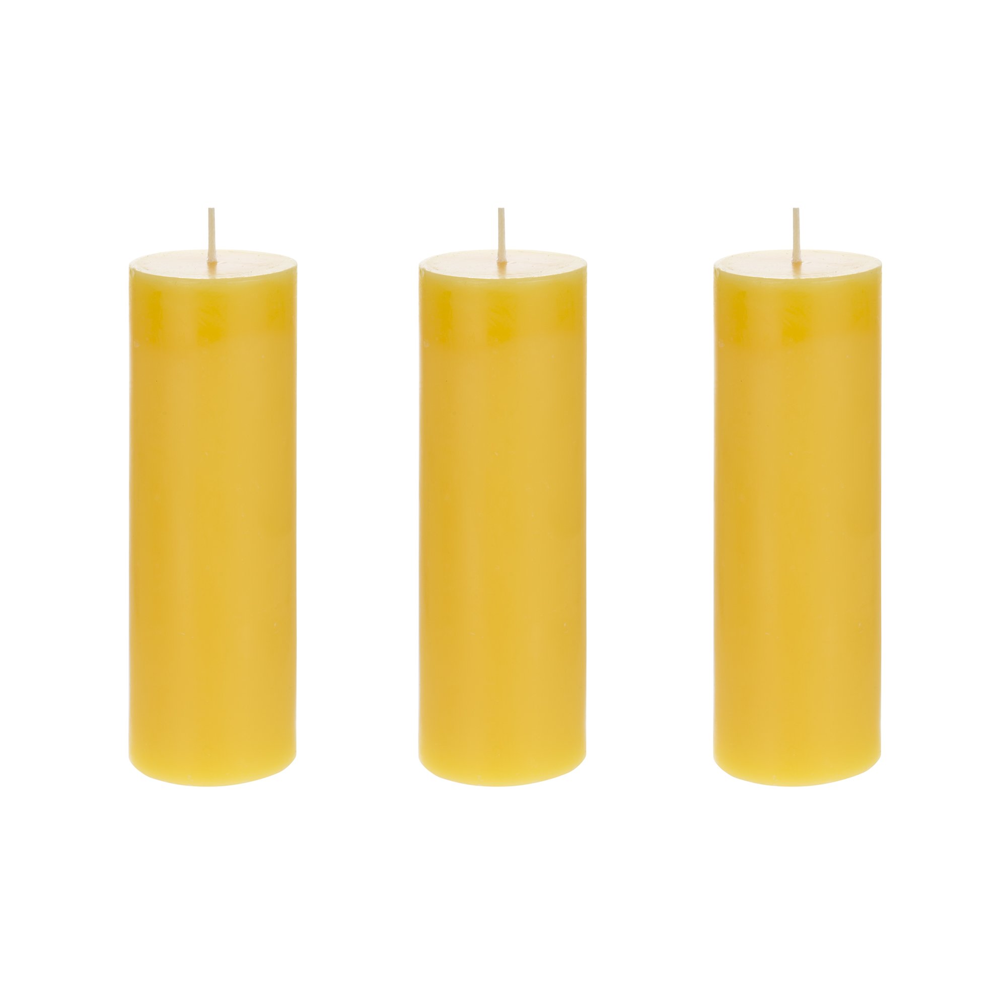 Premium 3-Pack Scented Citronella Pillar Candles | Hand-Poured Wax Candles 2x6 Inch | Mosquito Repellent for Indoor & Outdoor Use | Perfect for Camping, BBQs, Parties, Patio & Picnic Decor