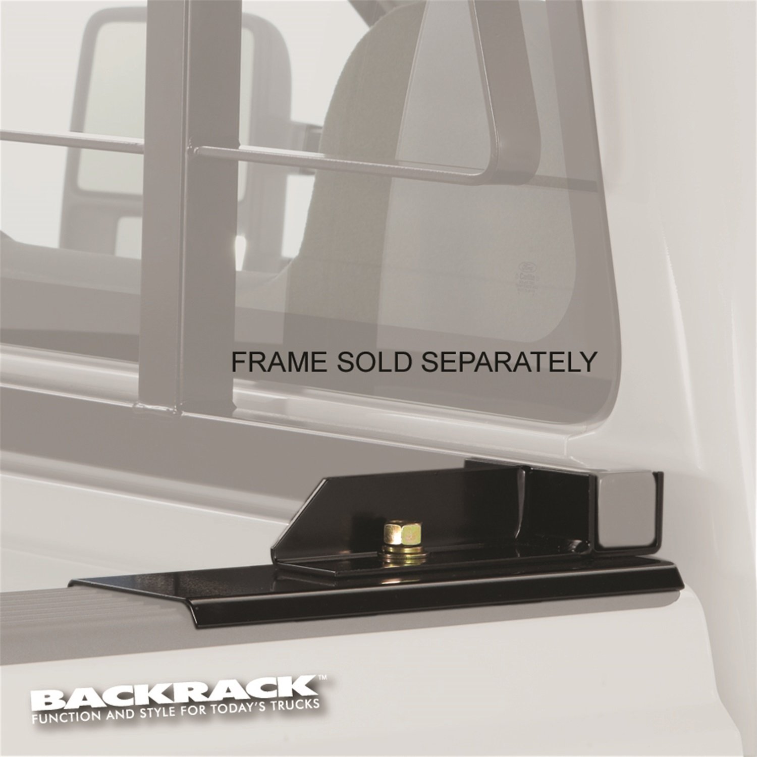 RealTruck Backrack Hardware Kit for 2019-2025 RAM 1500 5.5' Bed (No RAMbox) - Black No-Drill Installation | Truck Bed Accessories for Secure Cargo Management & Outdoor Adventures