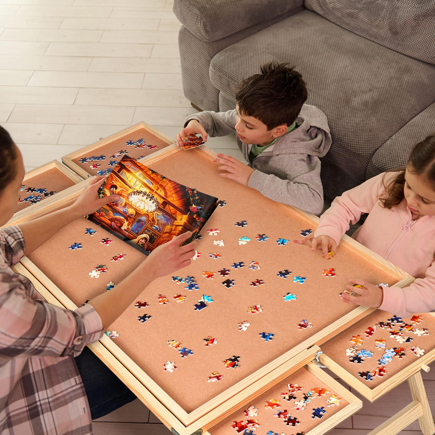 Premium 1000-Piece Wooden Table Puzzle for Adults - 30