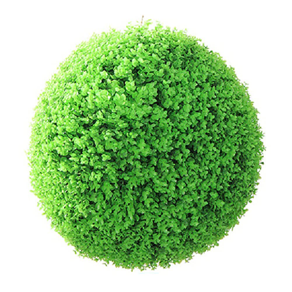 12 Inch Artificial Green Plant Decorative Balls - URMAGIC Boxwood Topiary Ball, Realistic Round Artificial Plant for Indoor Decor, Wedding Centerpieces, Home & Garden Decoration (35cm Cypress Style) - Perfect for Table Centerpieces, Porch Decor, and Office Greenery