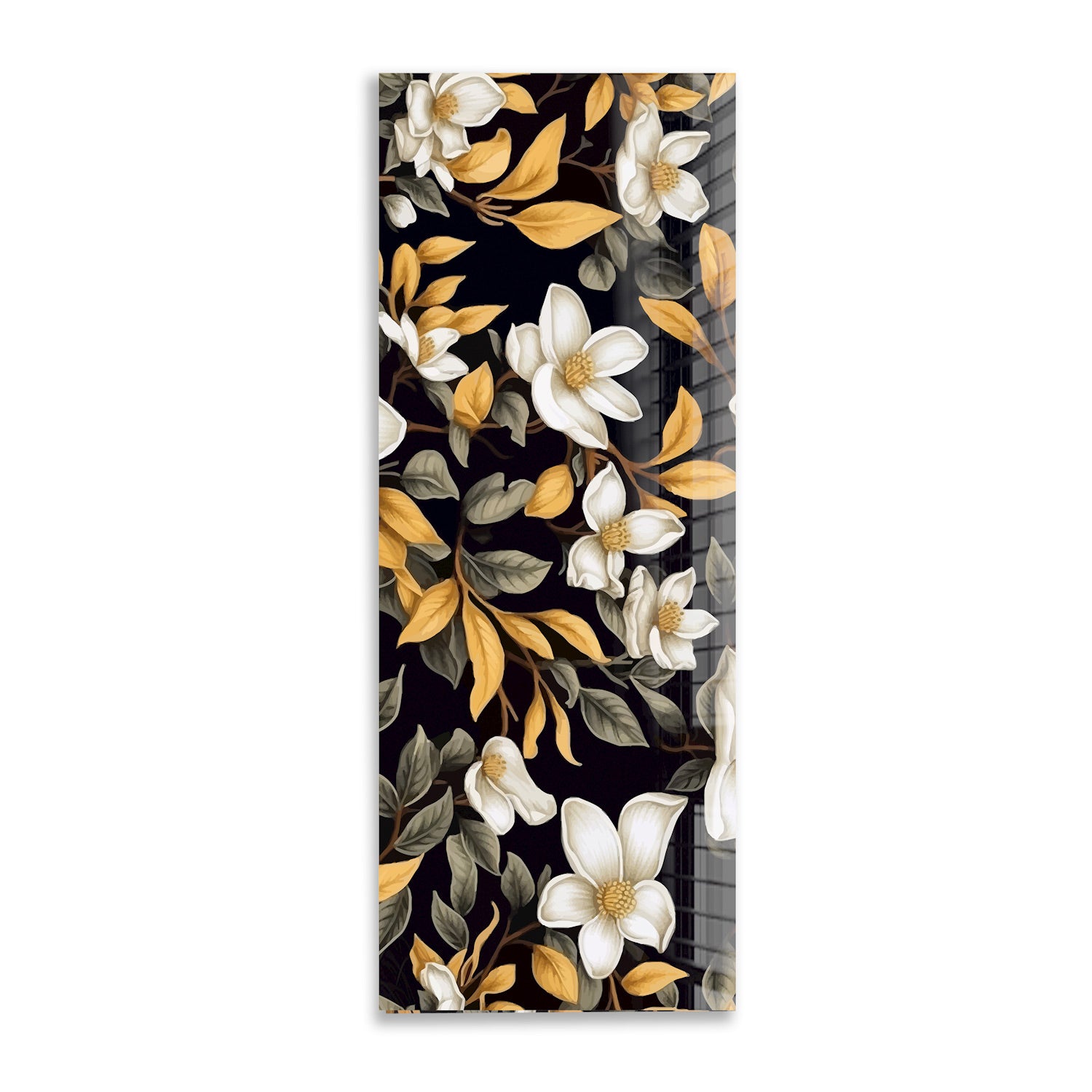 Soft Flowers Panoramic Wall Art - Elegant Home Decor for Living Room, Bedroom & Office - Perfect for Adding Style & Warmth to Any Space