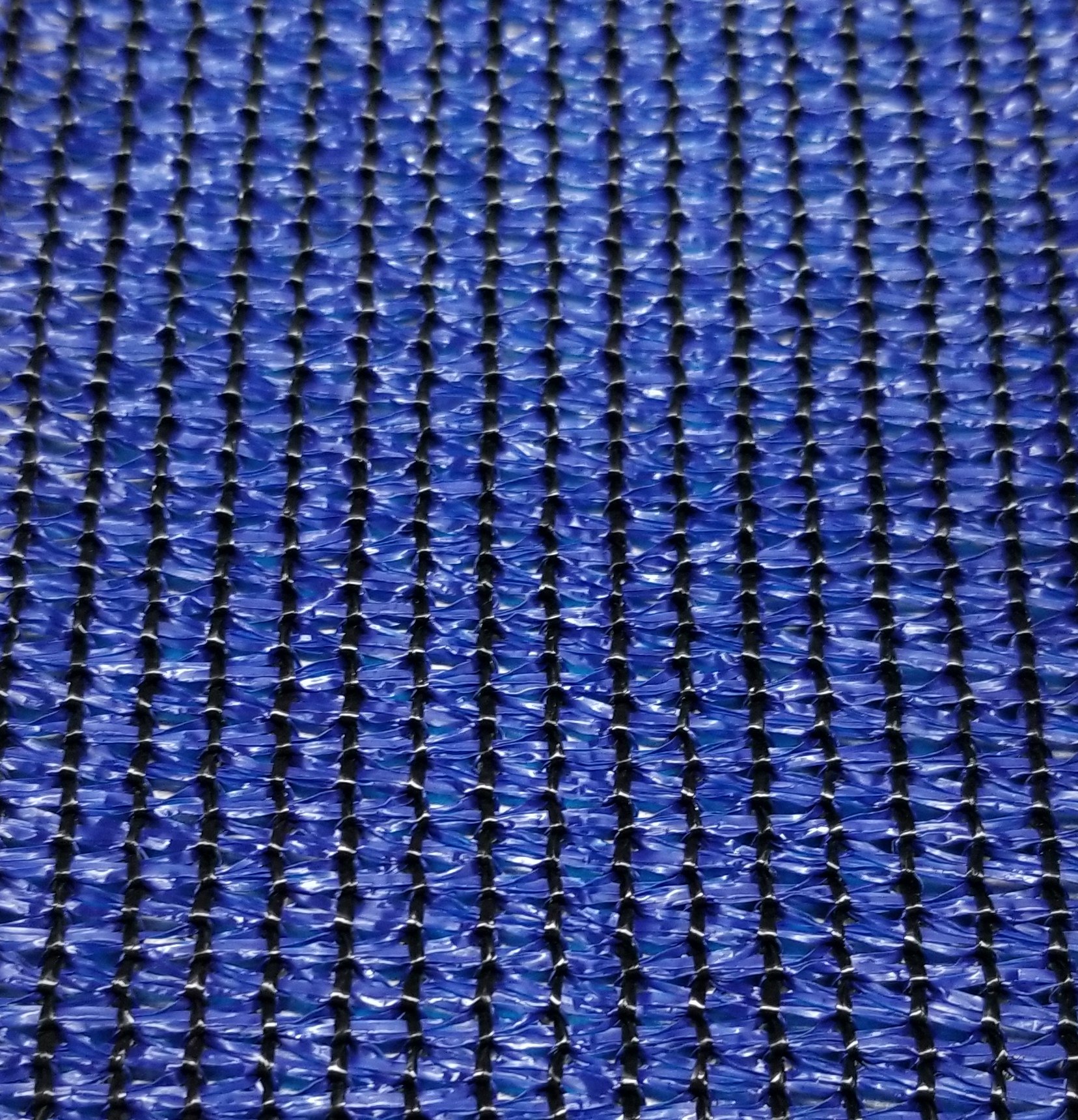 10 Ft. x 20 Ft. Blue Privacy Shade Mesh Tarp - Heavy Duty UV Resistant Outdoor Screen for Patio, Garden, Pool & Construction Fence Cover