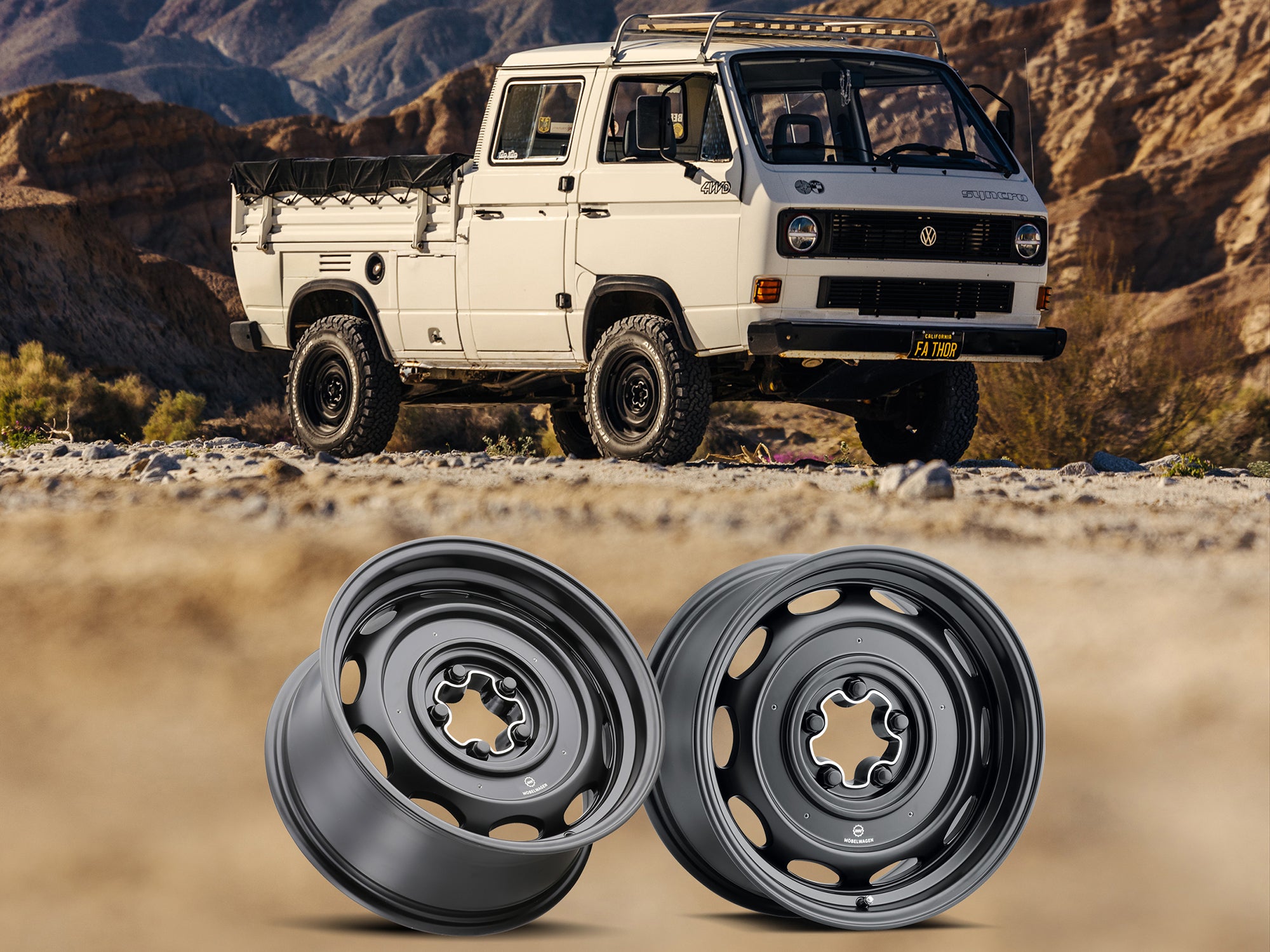 16 Inch Alloy Wheels for Mobelwagen Interceptor - Premium Replacement Rims for Bus & Vanagon - Perfect for Off-Road Adventures & Custom Upgrades