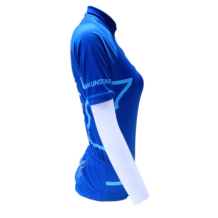 Kunstadt 2021 Men's/Women's Blue Cycling Jersey - Breathable & Moisture-Wicking Bike Shirt for Road & Mountain Biking | Perfect for Cycling, Training & Outdoor Sports