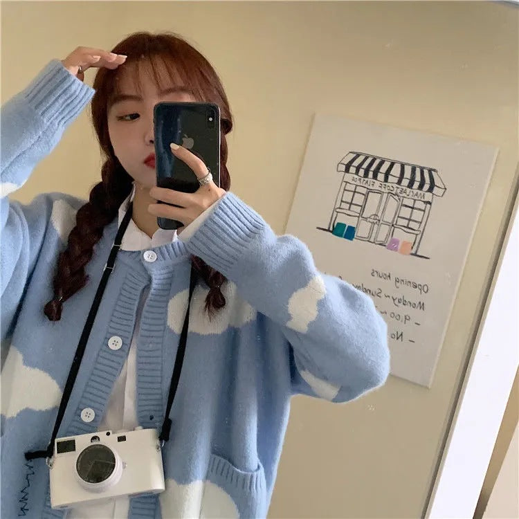 Women's Loose Knit Cardigan Sweater Coat - Soft Winter Warm Pullover for Fall & Winter Fashion - Perfect for Office, Casual Outings & Cozy Home Wear