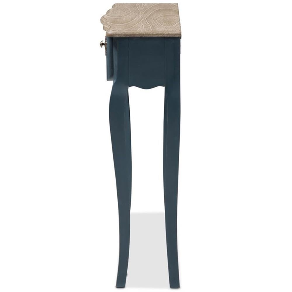 BOWERY HILL Provincial Blue Spruce Console Table - Entryway Sofa Table, Hallway Accent Furniture for Living Room & Bedroom Decor