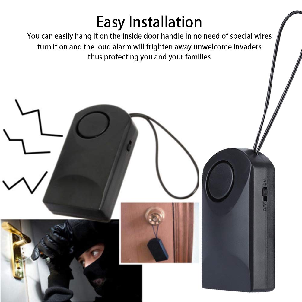 Portable Door Alarm 120dB - Anti-Theft Security Sensor for Home & Office Safety