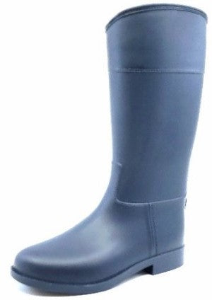 Waterproof Rain Boots for Women - Igor Carla Navy Blue Rubber Boots for Walking, Hiking & Outdoor Activities