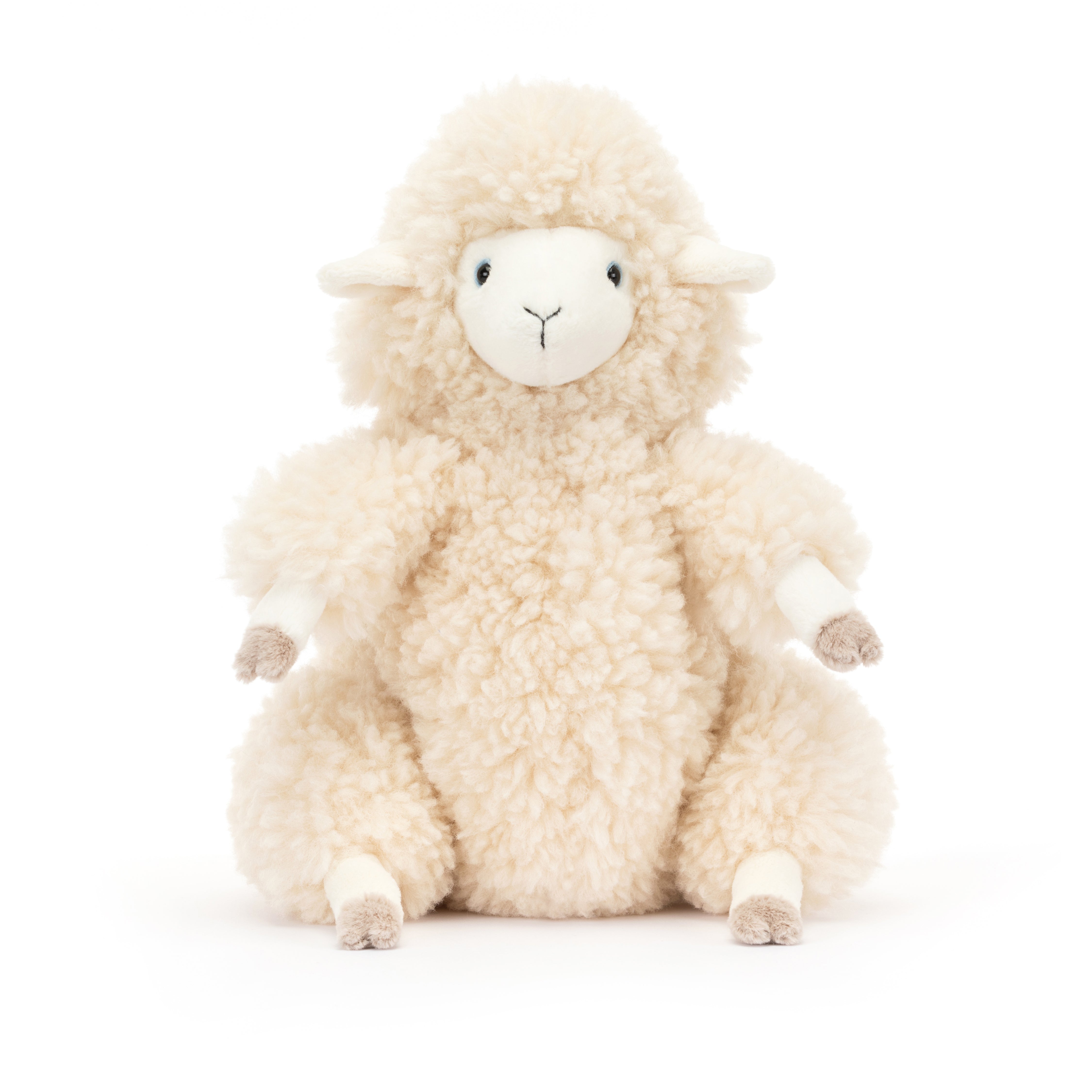 Soft and Cozy Bibbly Bobbly Sheep Plush Toy - Perfect for Kids' Bedtime, Nursery Decor, and Cuddling Gifts