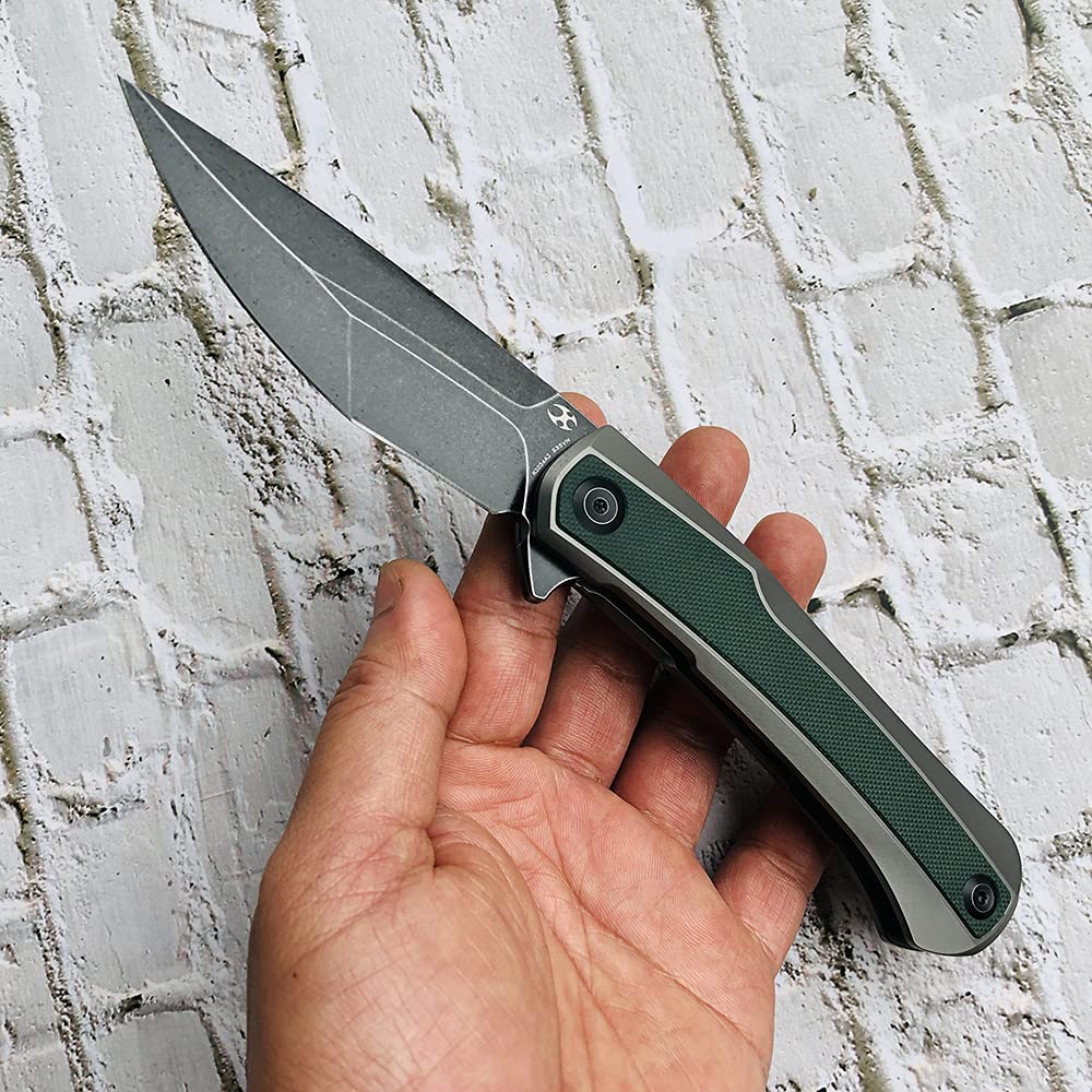 Kansept K1024A2 Kratos Flipper Folding Knife - 8.69