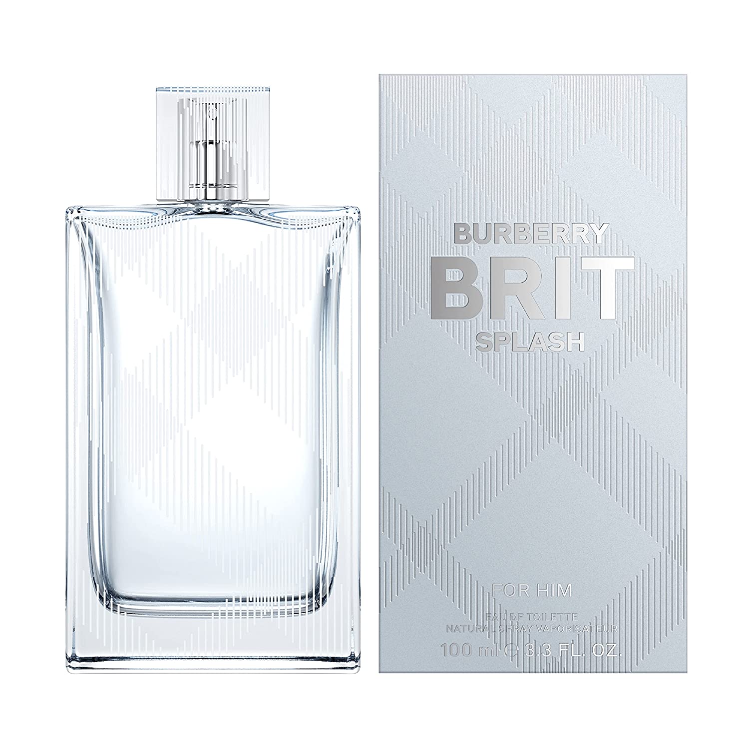 Burberry Brit Splash Eau de Toilette Spray for Men - Fresh & Woody Fragrance for Everyday Wear, Office & Date Nights
