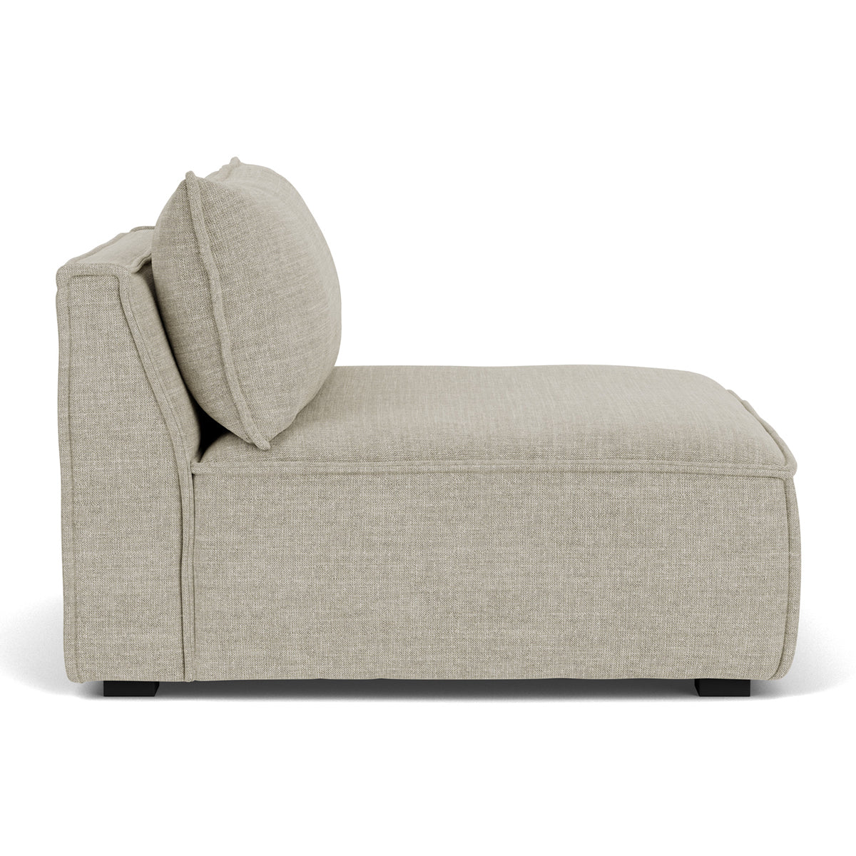 Daphne Fabric Modular 1-Seater Sofa (Armless) - Compact & Stylish for Small Spaces, Apartments, and Living Rooms