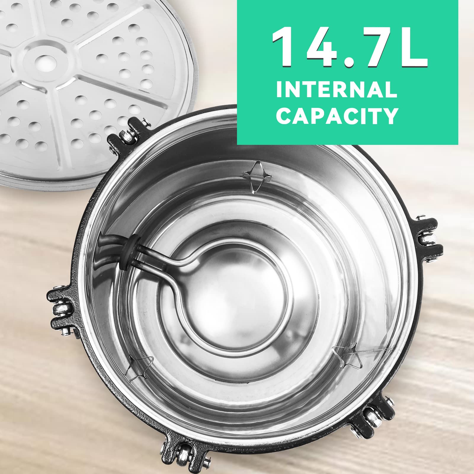 19 Quart High Pressure Steam Autoclave - 110V Lab Sterilizer for Culture Media, Canning Jars & Mushroom Growing | Perfect for Laboratory, Home Canning & Mycology Cultivation