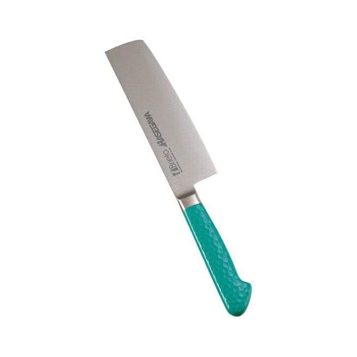 Premium Hasegawa Stainless Steel Nakiri Knife - Japanese Vegetable Knife with Antibacterial Coating | Professional Chef Knife for Chopping, Slicing Vegetables & Herbs | Ideal for Home Kitchen & Restaurant Use