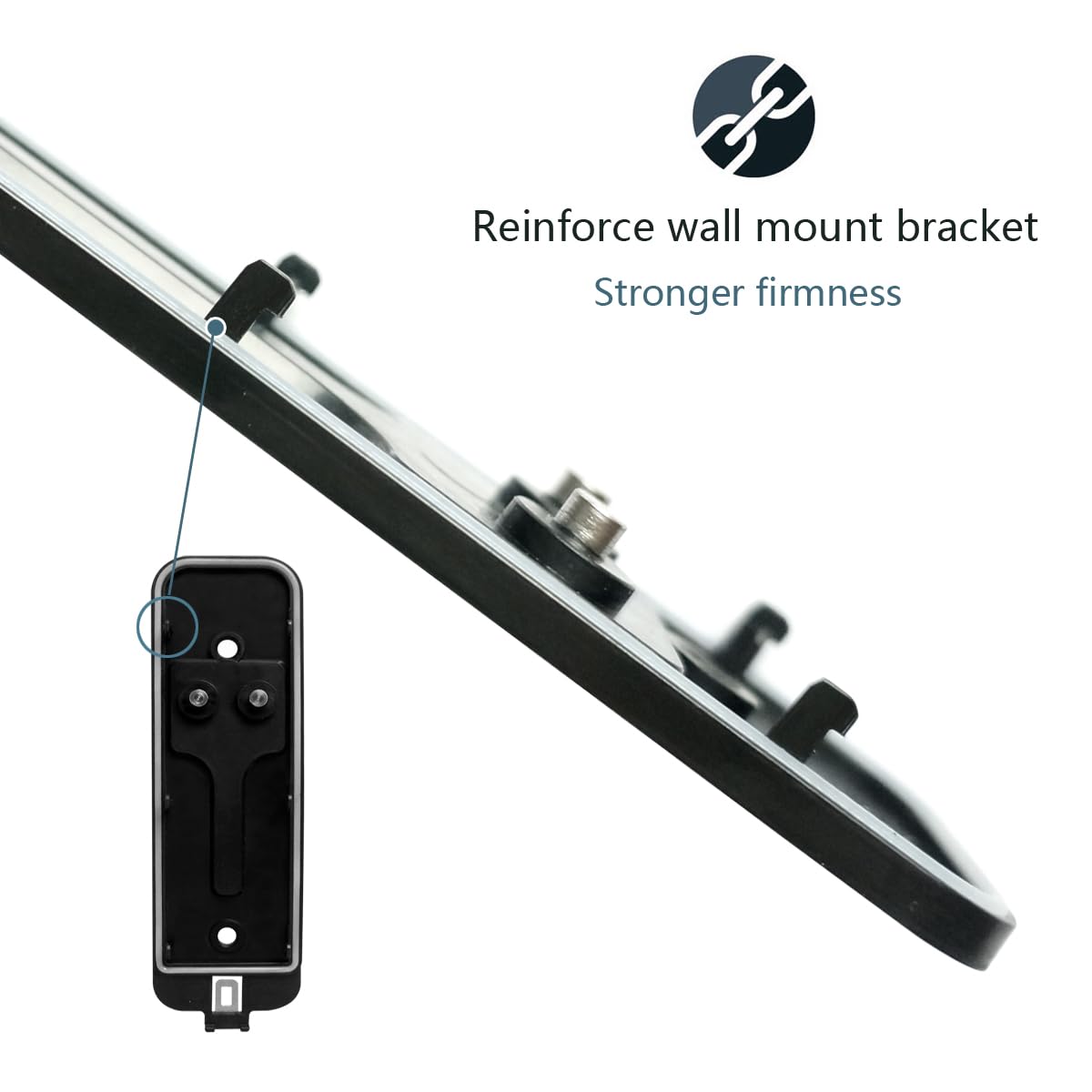 Upgraded Blink Doorbell Back Plate Replacement - 2 Pack Black Mounting Plate with Blink Key | Durable Accessory for Blink Video Doorbell | Perfect for Home Security & Smart Door Installation