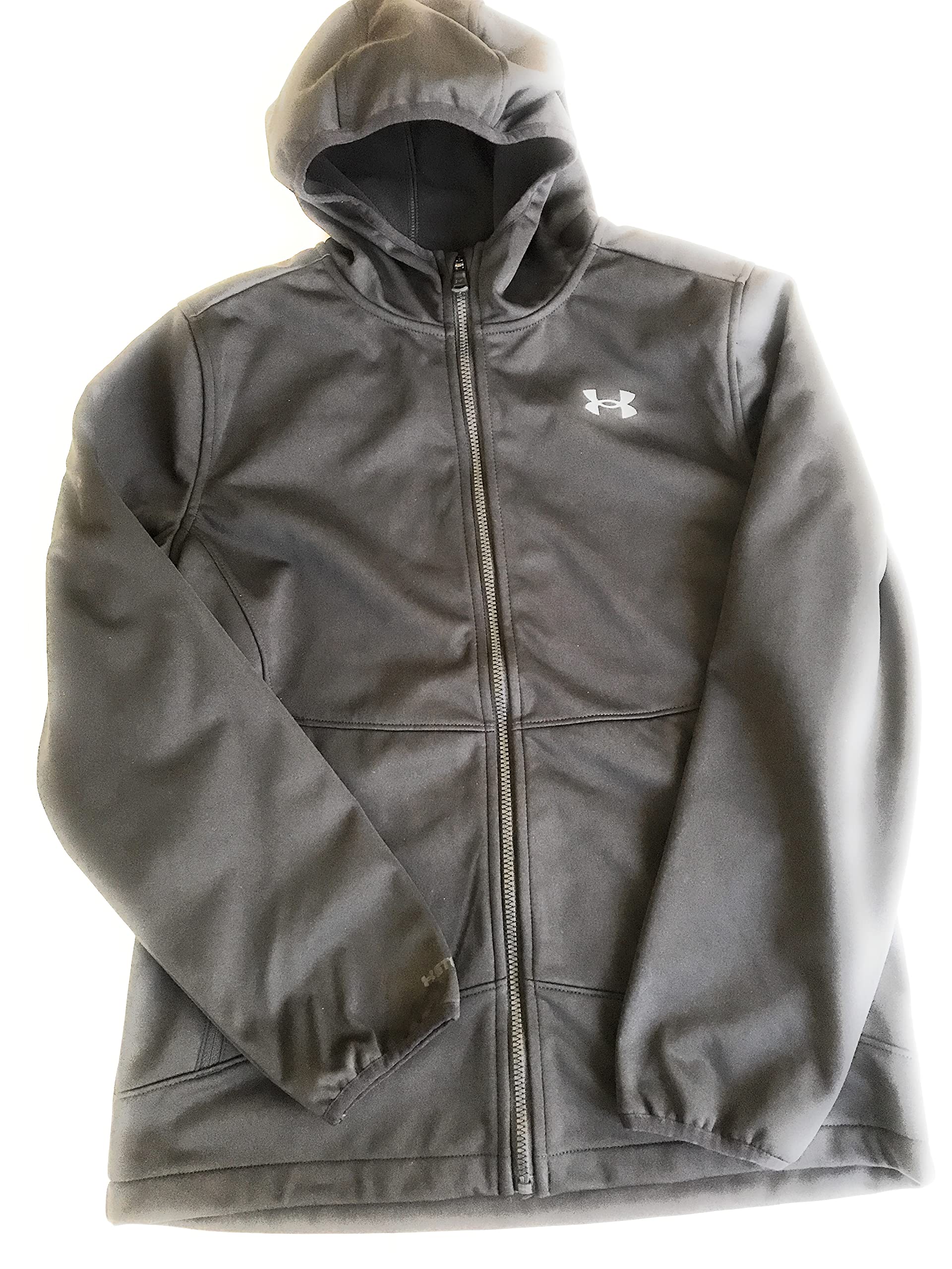 Under Armour Boys' UA Swacket Jacket - Lightweight Water-Resistant Hooded Pullover for Outdoor Sports & School Activities
