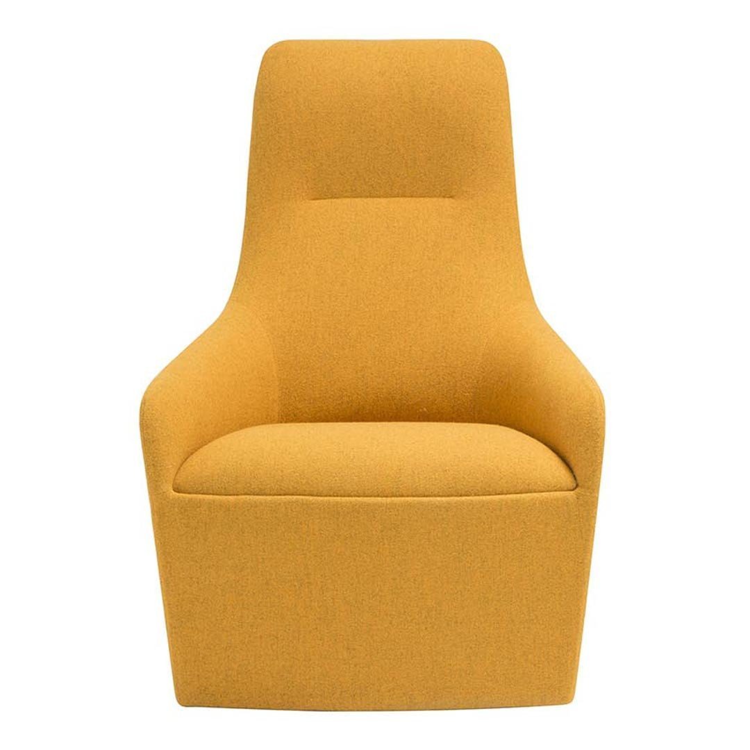 Alya BU1530 Modern Lounge Chair - Comfortable Accent Chair for Living Room, Bedroom & Office - Stylish Upholstered Armchair with Soft Cushions for Relaxing & Reading