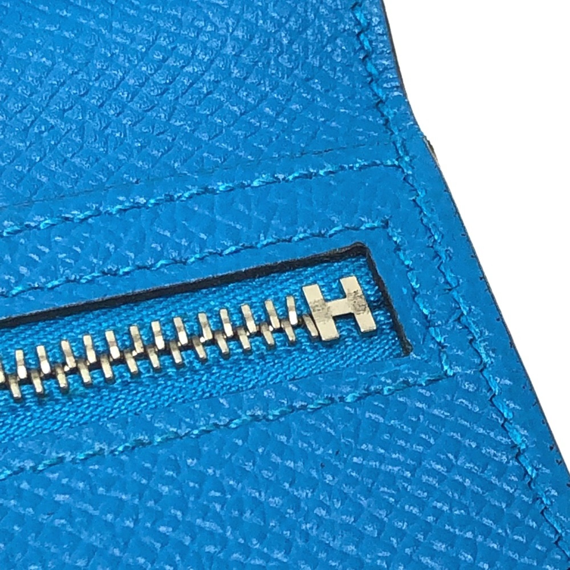 Premium Calvi Blue Leather Wallet for Men & Women - Slim RFID Blocking Card Holder - Perfect for Travel, Business & Everyday Use