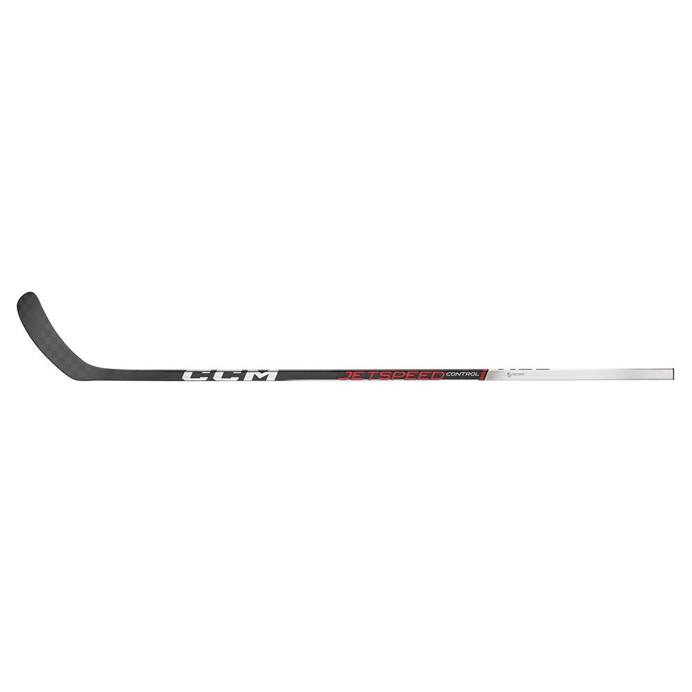 CCM Jetspeed Control 2023 Junior Ice Hockey Stick - Lightweight Carbon Fiber Hockey Stick for Youth Players - Perfect for Practice, Training & Games