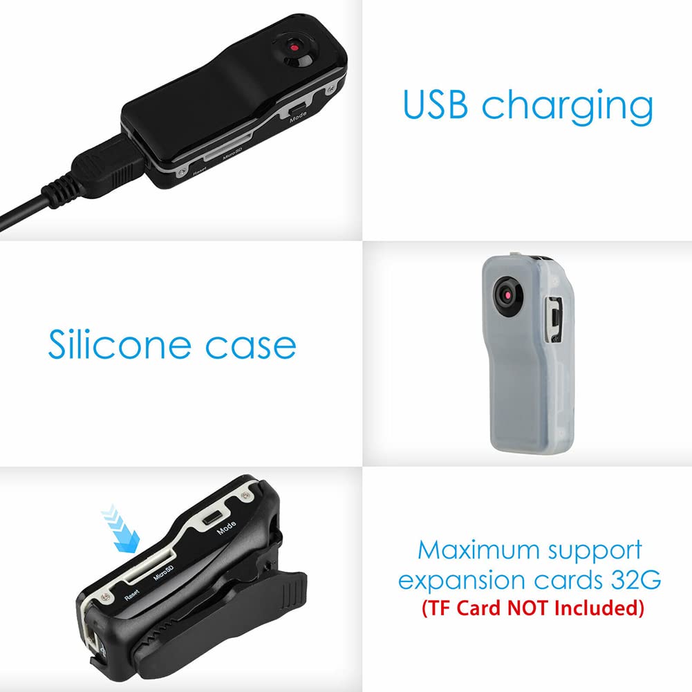 Mini DV Camcorder - Portable, Alloy Shell, USB Charging for Travel & Vlogging