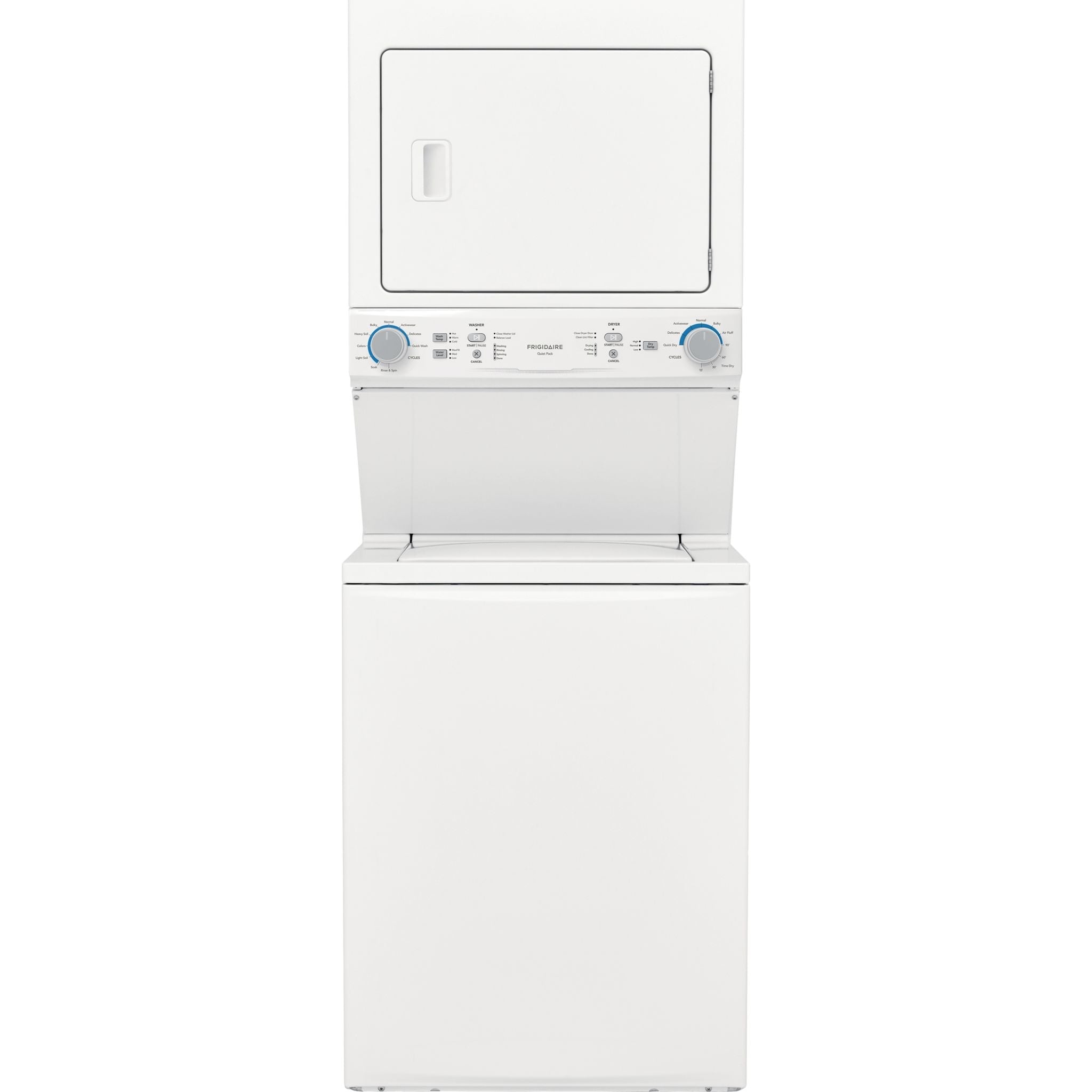 Frigidaire FLCE752CAW White Laundry Stacker Kit - Space-Saving Washer & Dryer Combo for Small Apartments, Condos, and Tight Spaces