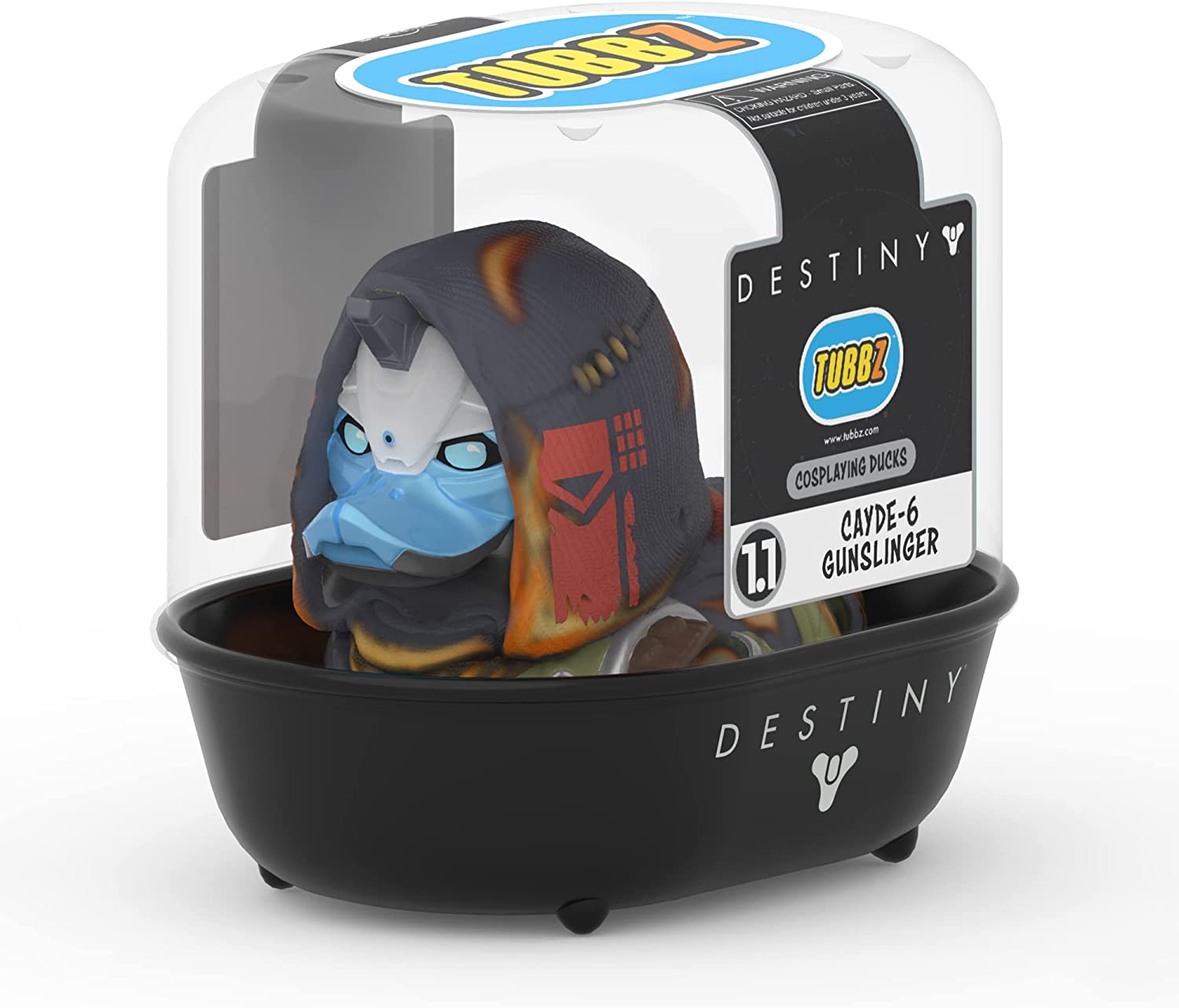 Destiny Cayde-6 Gunslinger Tubbz Cosplay Duck Collectible Figure - Perfect for Gaming Fans, Collectors, and Cosplay Enthusiasts