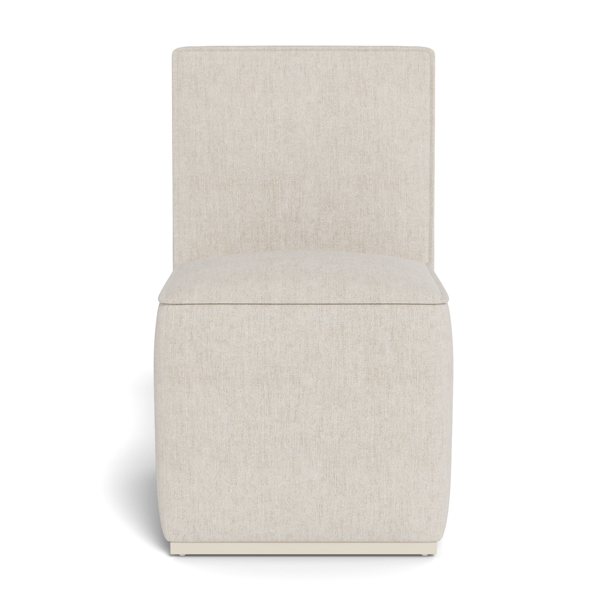 Santorini Outdoor Armless Dining Chair - Weather-Resistant Patio Furniture for Garden, Poolside, and Backyard Dining