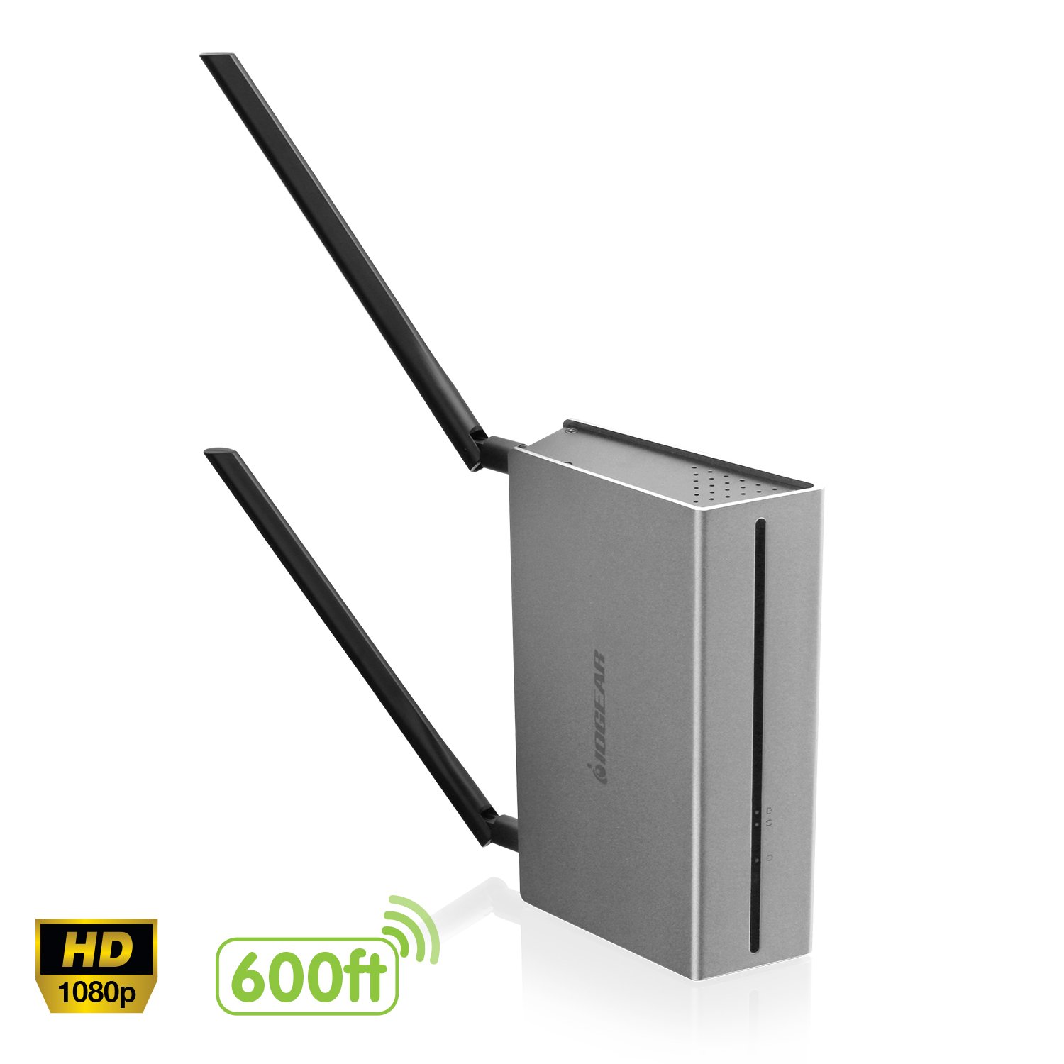IOGEAR Wireless DVI Extender Kit - Ultra Long Range 1080p HD Video & Audio Transmitter for Computer to Projector | Home Theater, Conference Room & Classroom Setup
