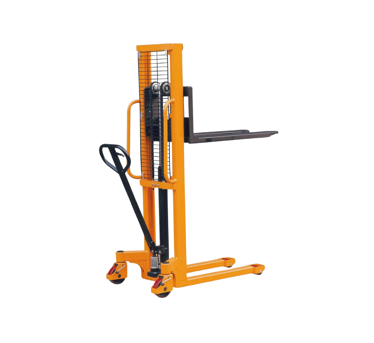 Heavy Duty Hydraulic Hand Stacker Truck - Manual Pallet Jack for Warehouse, Loading Dock & Industrial Use - 5500 lbs Capacity