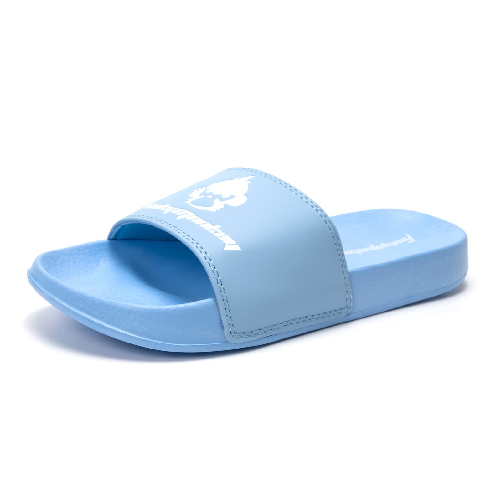 FunkyMonkey Women's Comfortable Slide Sandals - Breathable Slip-On Casual Sandals for Indoor, Outdoor, Beach & Pool Wear - Lightweight Summer Slippers for Women