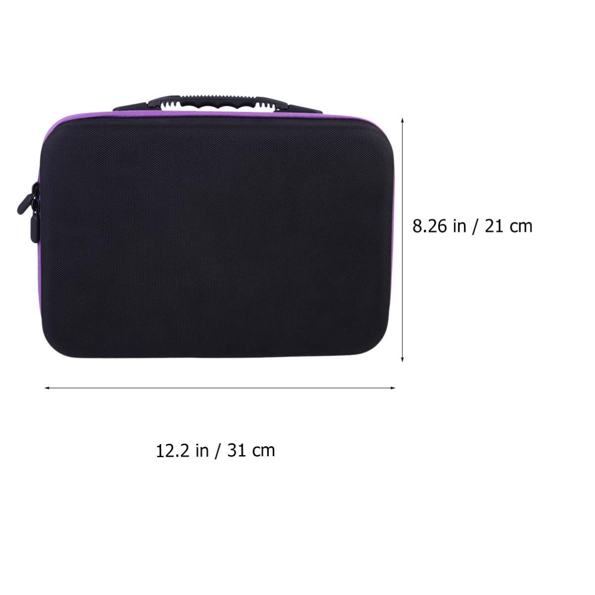 Premium Essential Oil Travel Bag - Purple Aromatherapy Organizer with Leak-Proof Bottle Storage | Portable Carrier for Essential Oils, Perfect for Yoga, Meditation & On-The-Go Wellness