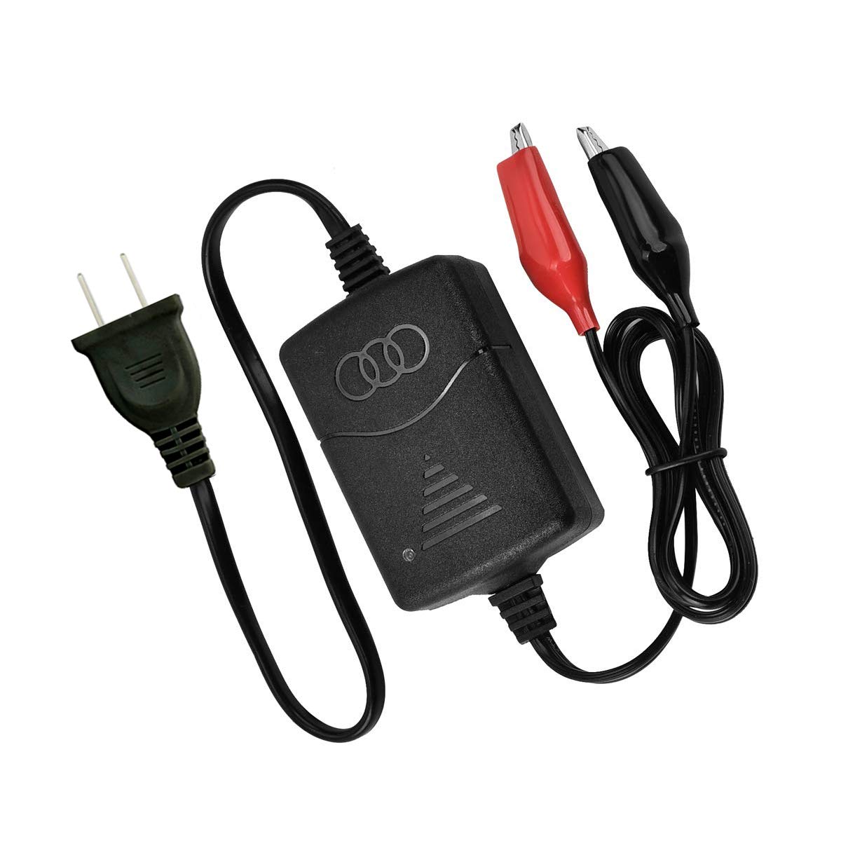 12V 1250mA Smart Trickle Battery Charger - Portable Car Battery Charger for 12V Lead-Acid Batteries - Ideal for Cars, Motorcycles, Boats & Seasonal Vehicles