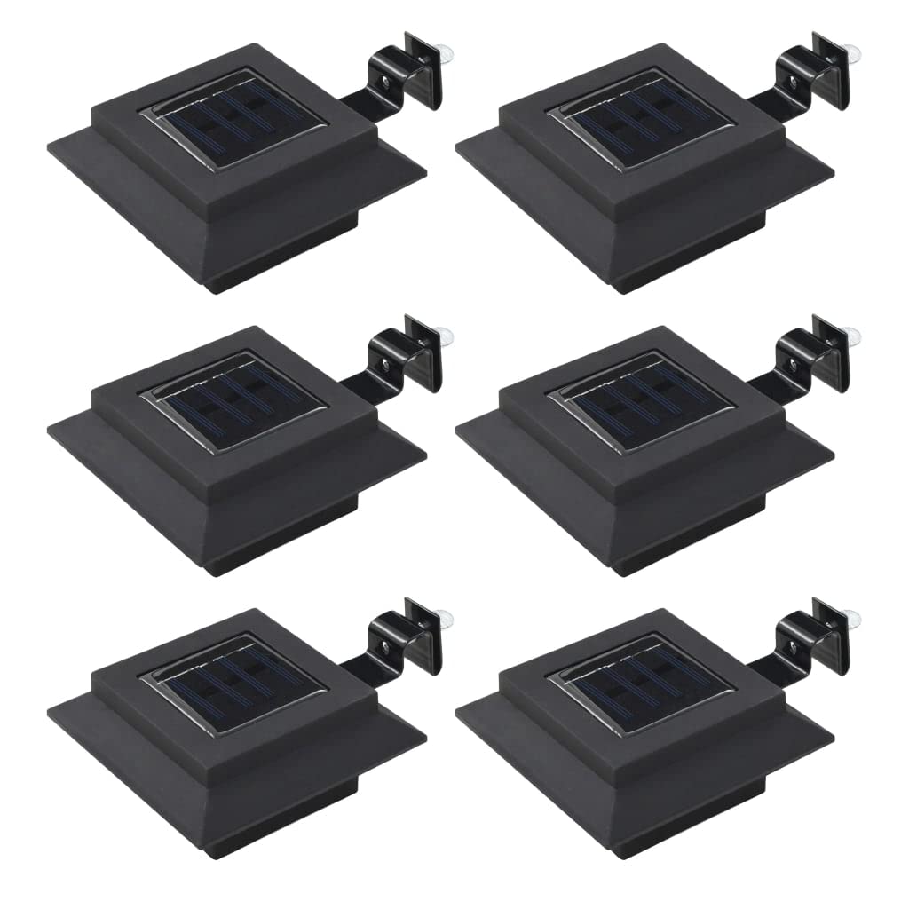CHARMMA 6-Pack Outdoor Solar LED Lights - 4.7